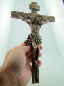 Giftware Inc., Religious Crosses Collection, 9.5 H Bronze Wall Crucifix,Religious, Inspirational, Durable (1x5x9)