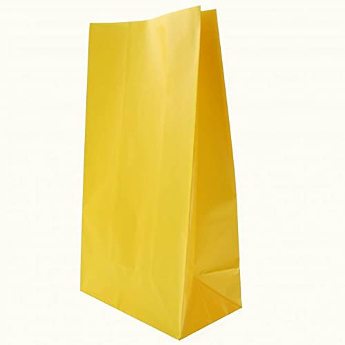 Yellow Paper Party Favor Bags, 12ct