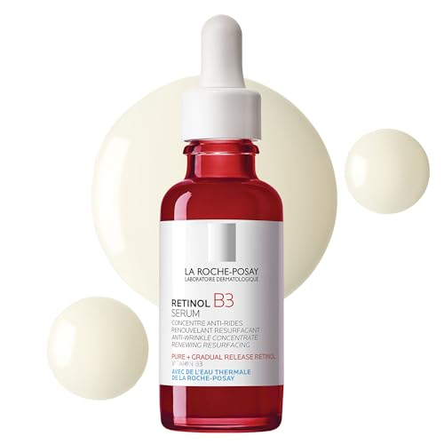 Pure Retinol Face Serum with Vitamin B3. Anti Aging Face Serum for Lines, Wrinkles & Premature Sun Damage to Resurface & Hydrate. Suitable for Sensitive Skin, 1.0 Fl. Oz