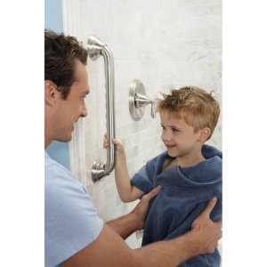 LR8716D3GCH Home Care 16-Inch Grab Bar Grab Handle Handrail, Chrome