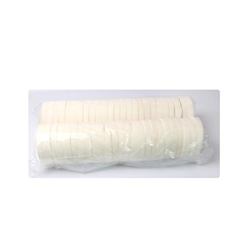 4Pcs White Large Makeup Blender Cosmetic Eye Face Foundation Primer Puff Sponges Uses for Dry and Wet - 3.54 Diameter