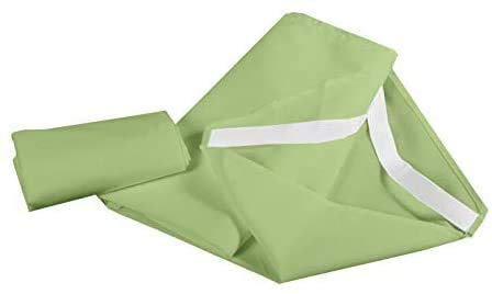 Daycare Cot Sheets for Toddler and Preschool -Daycare Cot Sheets -Poly Cotton Fabric- Pre-School Cot Sheet- Cot Bed Fitted Sheet, Sage, 23x40 (Pack of 6)