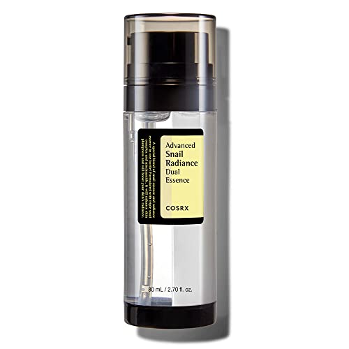 Niacinamide 5% + Snail Mucin 74% Dual Essence, Anti Aging Face Serum for Dull Skin, Mothers day gifts for mom, Sensitive Skin, Not Tested on Animals, Korean Skin Care, 2.70 fl.oz / 80ml