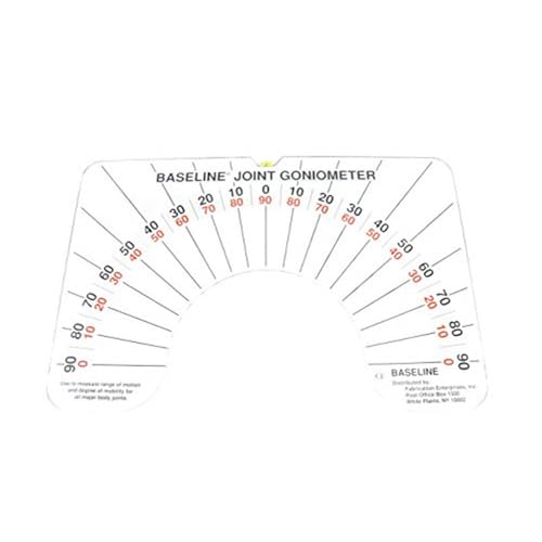 12-1076 Large Joint Arthrodial Protractor Goniometer, Cervical Rotation