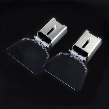 Eye Shields for Bench Grinder, 2Pcs Bench Grinder Guards, Bench Grinder Safety Shields, 304 Stainless Steel Case Tool, Shield Attachment Accessories