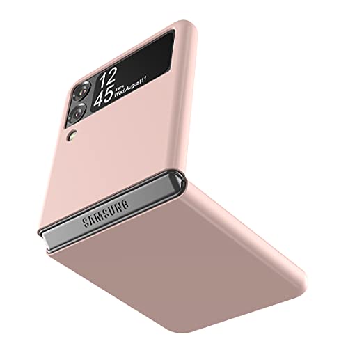Case for Samsung Galaxy Z Flip 3 5G 2021, Slim Fit Matte PC Cover Phone Case for Galaxy Z Flip3 - Pink