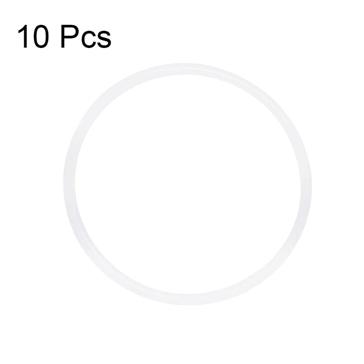 Silicone O-Rings, 32mm OD 29mm ID 1.5mm Width VMQ Seal Gasket for Compressor Valves Pipe Repair, White, Pack of 10
