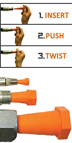 Hydraulic Drip-Proof Multi Pack Hose Plugs for Hydraulic Fittings, Hose, Irrigation and Any Source of Fluid Leak You Need Plugged