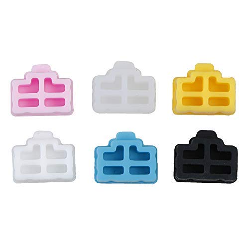 24 Pack Ethernet Hub RJ45 Dust Cover Plug Cap RJ-45 Port Jack Lock Blocker Plugs Anti-Dust Protector for Router Laptop Computer PC USB Adapter Stick DAC Network Switches