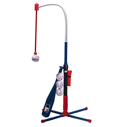 Kids Batting Tee - MLB 2-in-1 Grow-with-Me - Adjustable Youth Hitting Tee - Perfect for Teeball and Baseball, Multi