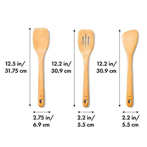 3 Piece Good Grips Wooden Turner Set, large