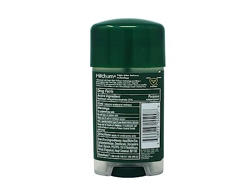 Deodorant Mens Gel Unscented 2.25oz (2 Pack)