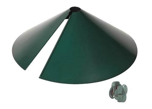 NABAF18 Audubon Wrap Around Squirrel Baffle, 18-Inch - Black
