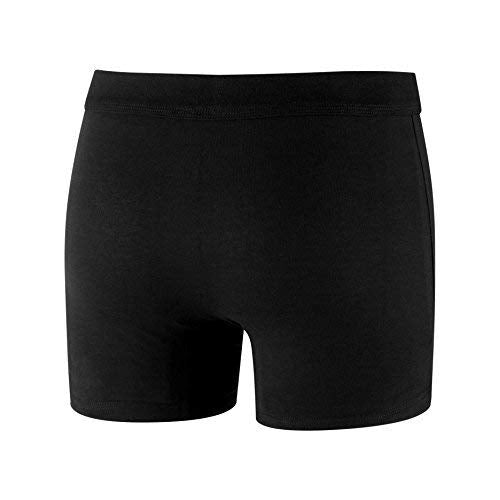 - Washable Urinary Incontinence Cotton Boxer Brief Underwear for Men with Front Absorbent Area (Medium (Pack of 1), Black)