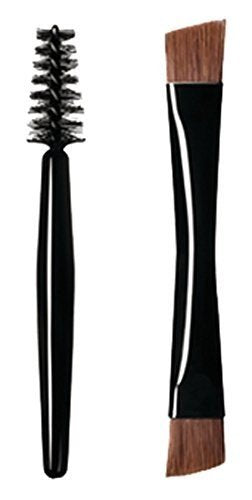 Revlon ColorStay Brow Kit, Includes Longwear Brow Powder, Clear Pomade, Dual-Ended Angled Tip Eyebrow Brush & Spoolie Brush, Dark Brown (102), 0.08 oz
