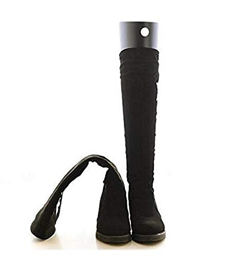 2Pair (4PCS) Multifunction Thicken Automatic Shoe Tree Shape Support for Most Women Lady Shoes Tall Short Boot High Knee Thigh Shaper Inserts Holder Hanger (14inch)