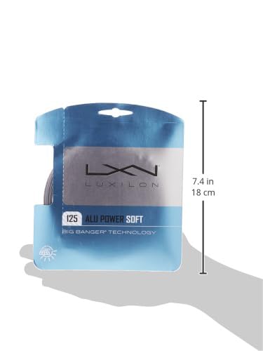 ALU Power Soft 125 Tennis String - Set, Grey