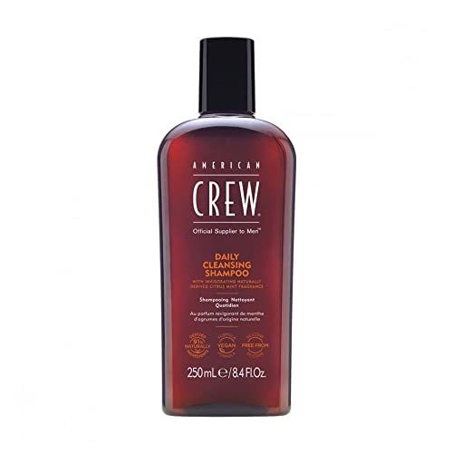 Men's Shampoo by American Crew, Moisturizing Shampoo for Oily Hair, 8.45 Fl Oz