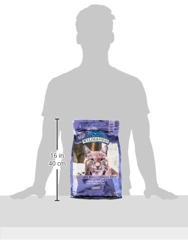 Wilderness Nature's Evolutionary Diet High-Protein, Grain-Free Natural Dry Food for Adult Cats, Chicken, 6-lb. Bag