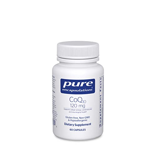 CoQ10 120 mg - Coenzyme Q10 Supplement for Heart Health, Energy, Antioxidants, Brain & Memory Health - Cellular Health, Cognition & Cardiovascular Support* - 60 Capsules
