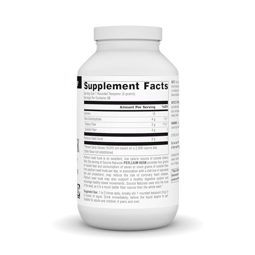 Psyllium Husk Powder, 12 oz
