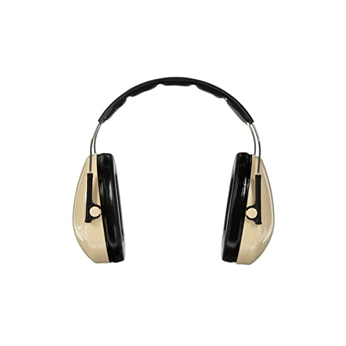 Peltor H6AV Optime 95 Over the Head Noise Reduction Earmuff, Hearing Protection, Ear Protectors, NRR 21dB, Ideal for Machine Shops and Power Tools, Beige
