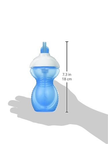 ® Click Lock™ Flip Straw Toddler Sippy Cup, 9 Ounce, 2 Pack, Blue/Green