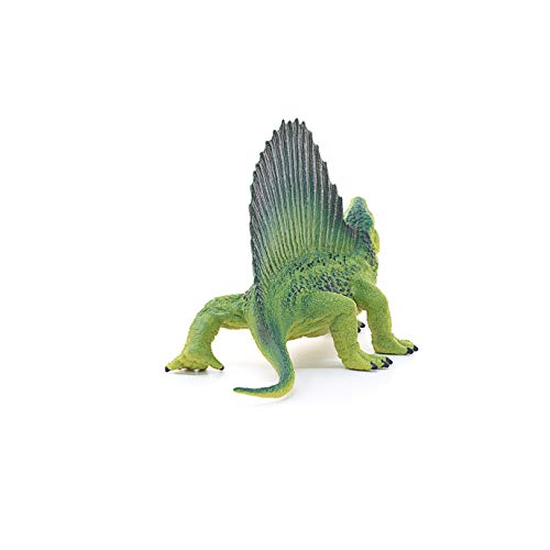 Dinosaurs, Realistic Dinosaur Figurines for Boys and Girls, Dimetrodon Toy Figurine, Green, Ages 4+