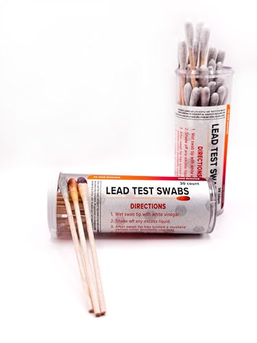 Accurate Lead Testing Kit, 30 Surface Swabs, Get Results in 30 Seconds, Test Painted Surfaces Around The House for Lead