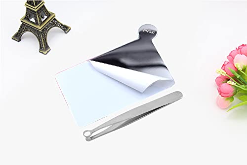 Universal Eyebrow and Nose Hair Cuticle Scissors and Travel Mirror . Ear and Nose Hair Grooming Scissor Clippers Trimmer, Nose Hair and Eyebrow Tainless Steel Trimmer and Mirror.