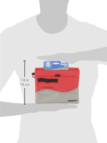Treat Pouch Sport- Durable, Convenient Dog Training Accessory, Standard, Red