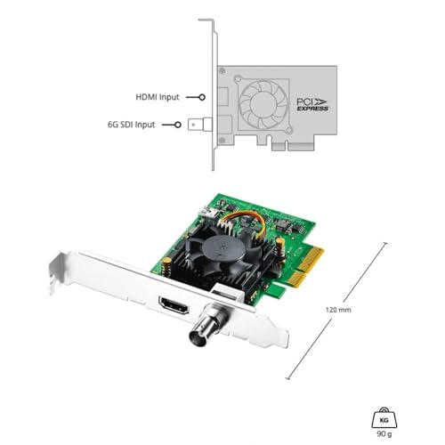 DeckLink Mini Monitor 4K PCIe Playback Card, 6G-SDI