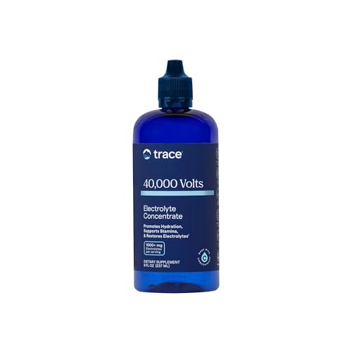 40,000 Volts - Concentrate Supplement Drops for Electrolyte Support - Support Muscle Health & Vitality - Workout Drink to Aid Hydration - 8 fl oz (48 Servings)