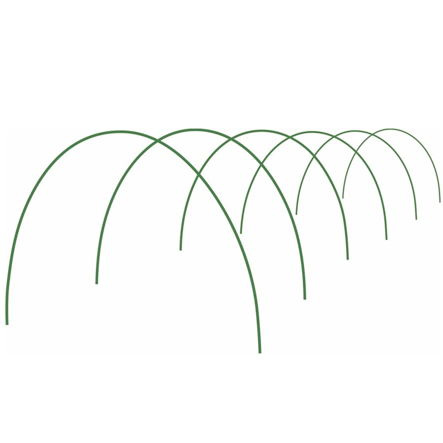 Greenhouse Hoops Hoop House Greenhouse Garden Hoops for Raised Beds Super Hoops Garden Tunnel Green House Hoops Garden Hoops and Netting Grow Tunnel Rowtunnel Fiberglass 5.9ft 6pack ONE Piece Design
