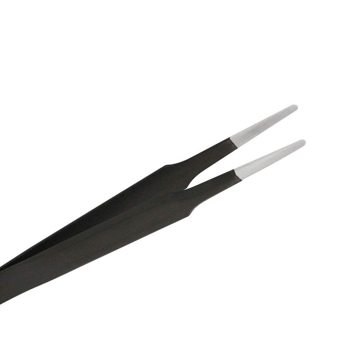 Anti-static SMD Black Tweezer Non-magnetic Stainless Steel Pointed Tip ESD-13 (ESD-13)