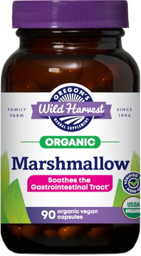 Oregon's Wild Harvest Marshmallow Organic Herbal Supplement, 90 Count