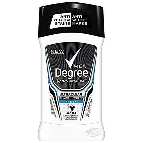 Ultraclear Antiperspirant Deodorant Black/White, Fresh, 2.7 oz (Pack of 2)