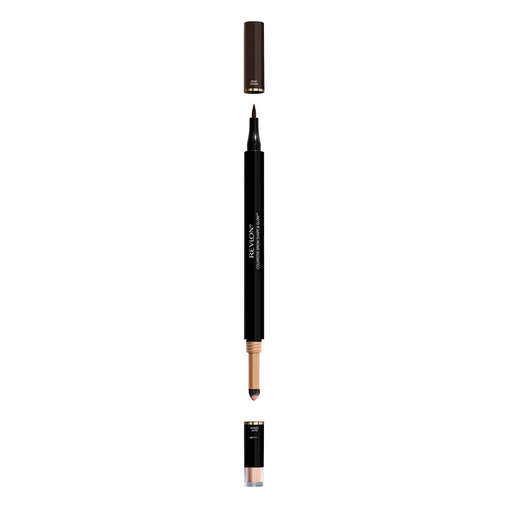 Revlon Colorstay Shape & Glow Eye Brow Marker and Highlighter, Soft Black, 0.02 Oz (Marker), 0.008 Oz (Highlighter)
