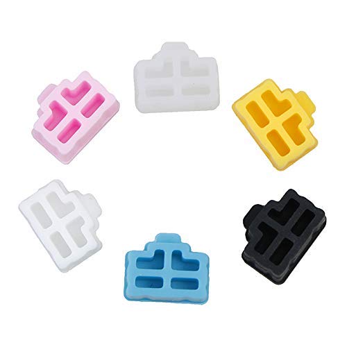 24 Pack Ethernet Hub RJ45 Dust Cover Plug Cap RJ-45 Port Jack Lock Blocker Plugs Anti-Dust Protector for Router Laptop Computer PC USB Adapter Stick DAC Network Switches