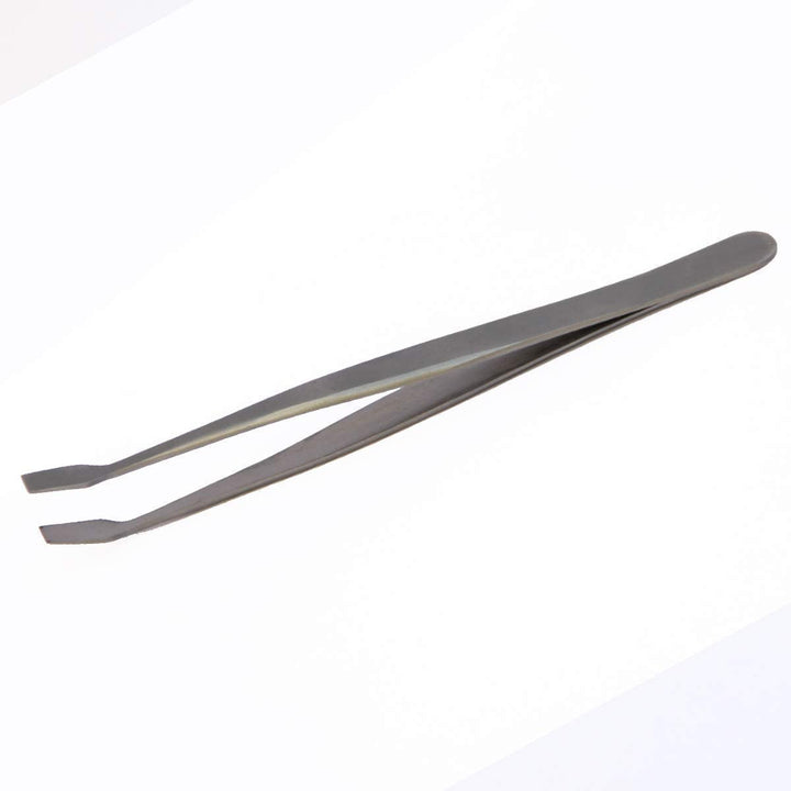 Stamp Tweezers - 4.7 inch Curved Stamp Tongs. Extra Thin Edges, Perfect for Stamp Collecting, Collection Book and Collectors Album