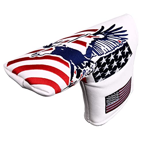USA Eagle Magnetic Golf Putter Head Cover Blade Putter Covers for Scotty Cameron Taylormade Odyssey Golf Builder