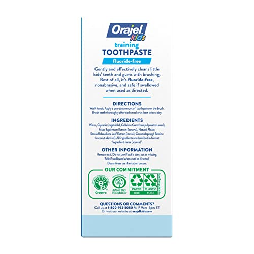 Toddler Training Toothpaste Tooty Fruity Flavor 1.50 Oz (Pack of 2)