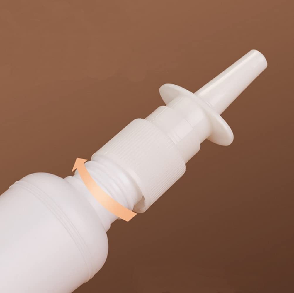 15ML: 12PCS Empty Refillable Portable Plastic Nasal Pump Sprayers Spray Bottle Makeup Water Contain