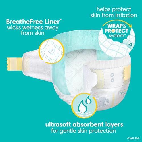 Swaddlers Diapers - Size 1, 32 Count, Ultra Soft Disposable Baby Diapers