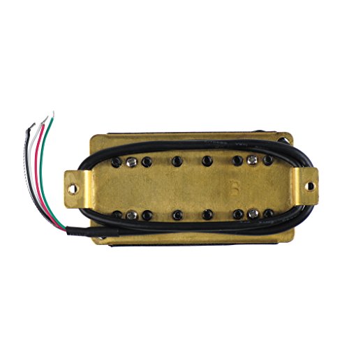 Bridge Pickup Ceramic Double Coil Humbucker Pickups for Electric Guitar Pickup-Black
