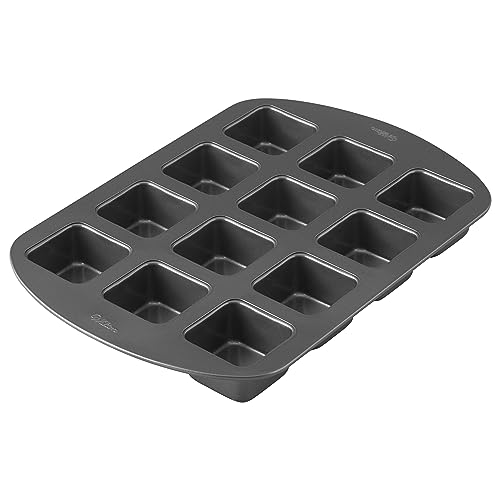 Perfect Results Premium Non-Stick Bar Baking Pan, 12-Cavity, Steel