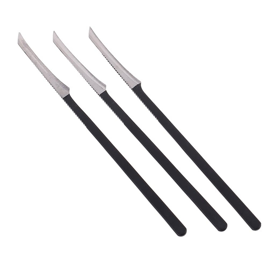 3 Pcs Stainless Steel Pedicure Knife Black Foot Scraper Toe Trimmer Hand Care File Callus Dead Skin Removal Scraper Professional ToolÂÂ