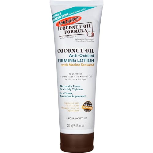 Coconut Oil Firming Lotion, Anti-Oxidant, Free of Dyes, Parabens, Phthalates, Mineral Oil & Gluten - 250ml