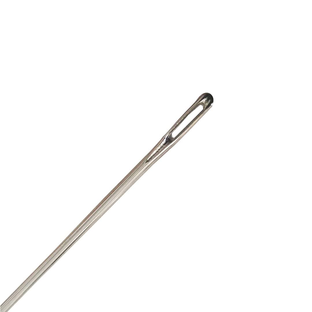 12'' Long Sewing Needles, Professional Upholstery Needle,with Needle Storage Tube
