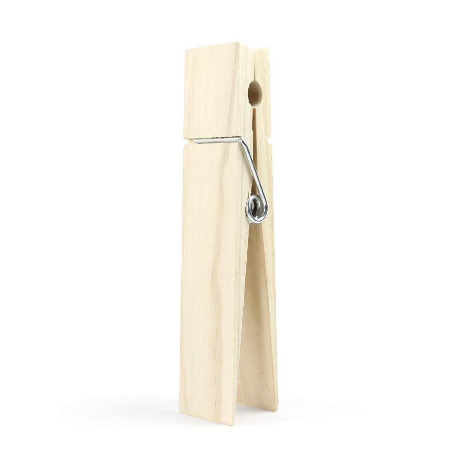 Big Clothes Pin, 1 PC Large Clothes Clip, 9 Inch Wooden Giant Clothespin, Natural Wood Jumbo Clothespin for DIY Crafts, Wedding and Bathroom Decoration